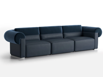 NEW CLASSIC - 3 seater sofa by Natuzzi Italia - view 2